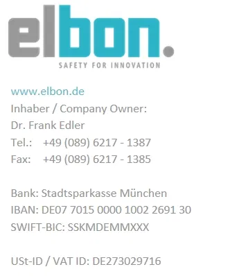Elbon Impressum